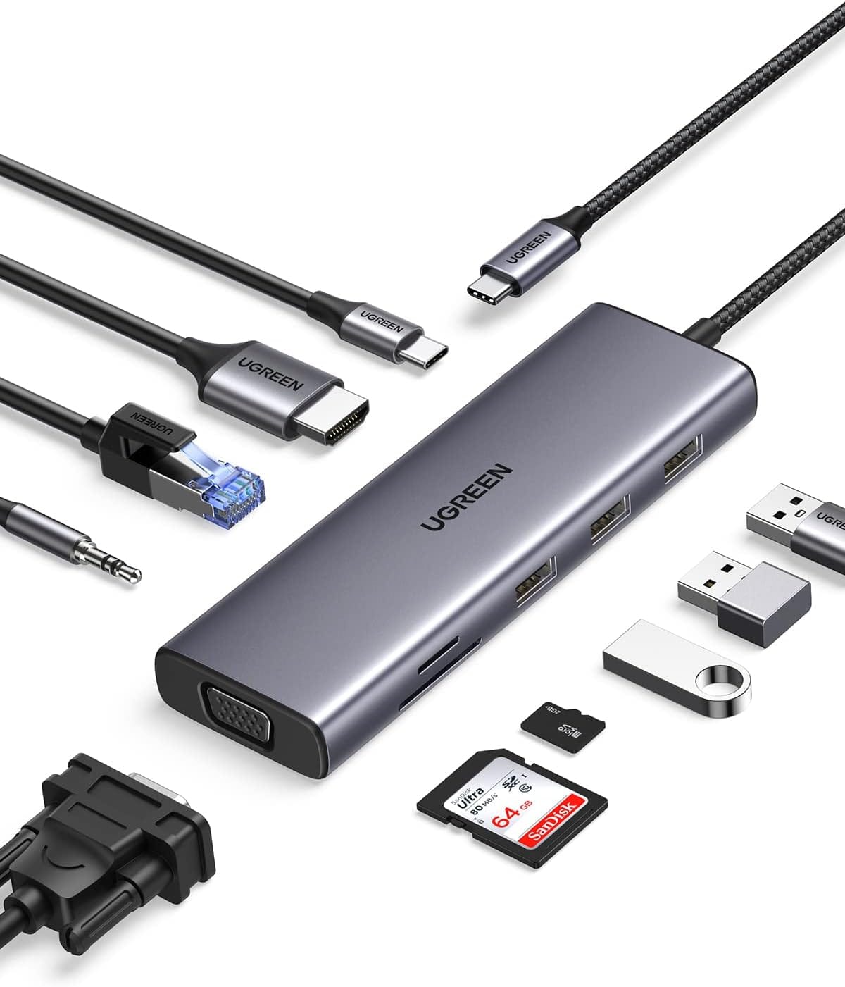 UGREEN USB-C Multifunction Adapter 10 in 1