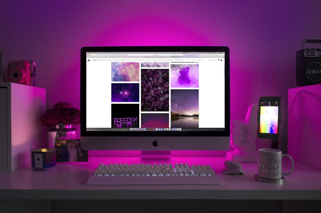 High-performance dual monitor workstation setup from SKEPTA TECH